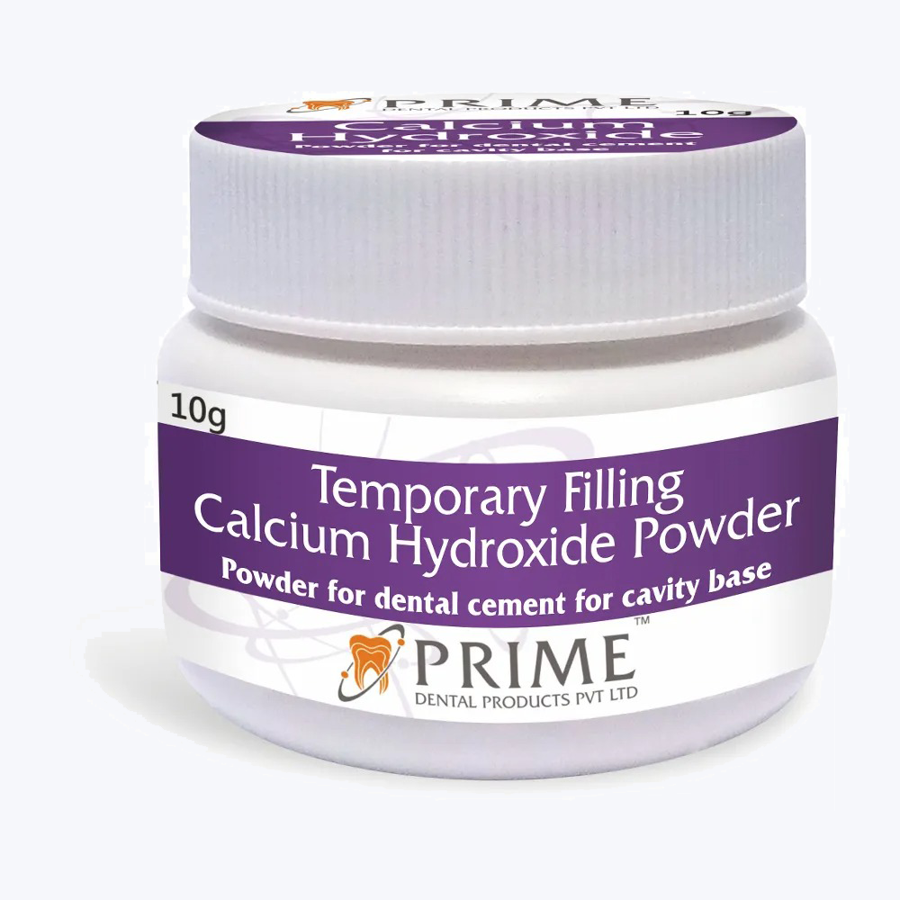 Prime Dental Temporary Filling Calcium Oxide Powder 10g Bottle